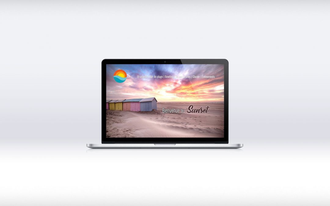 Sunset, création du site vitrine